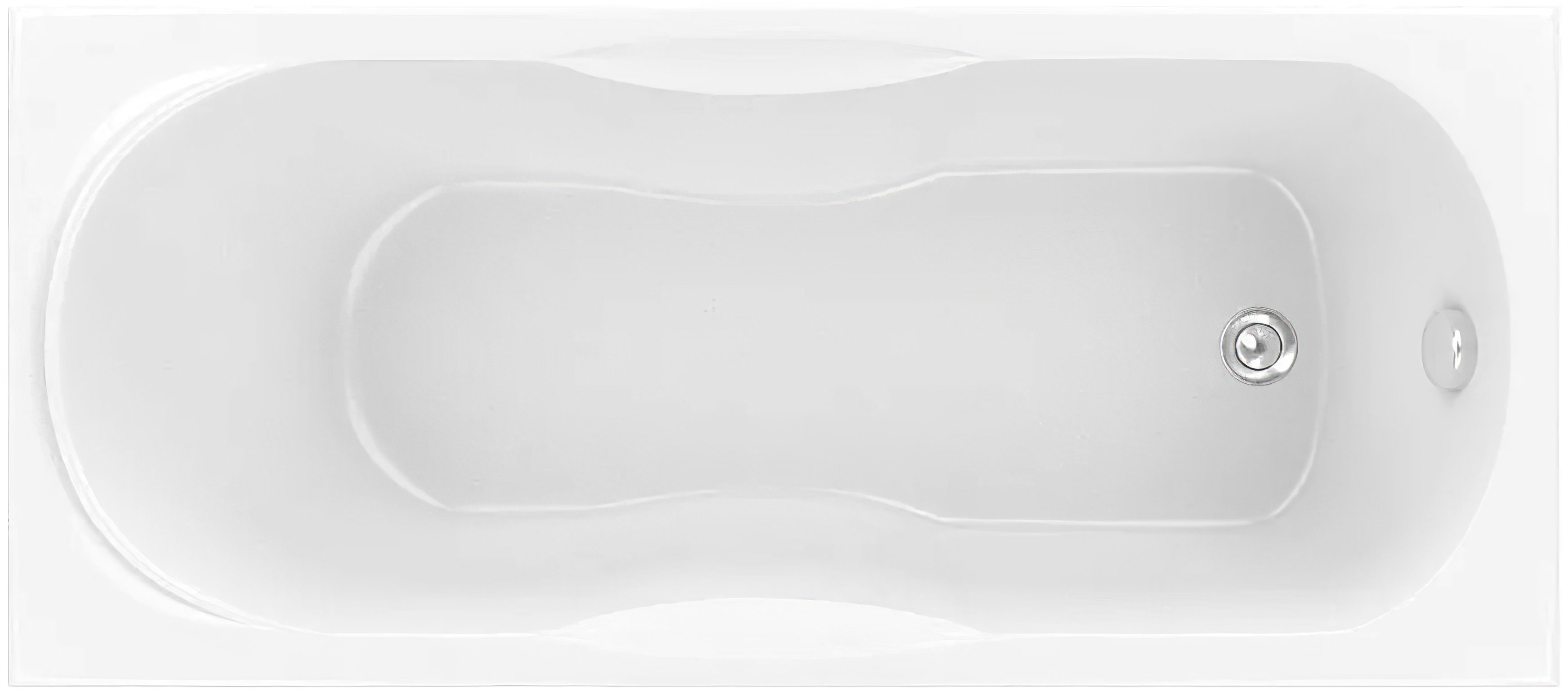 Акриловая ванна DIWO Ярославль 150x70 прямоугольная, пристенная, российская 511133 - 0