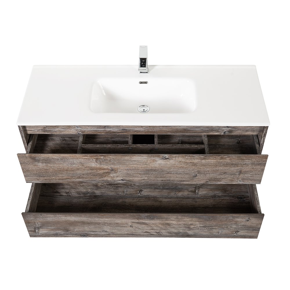 Тумба с раковиной BelBagno Kraft 120 темное дерево - 2