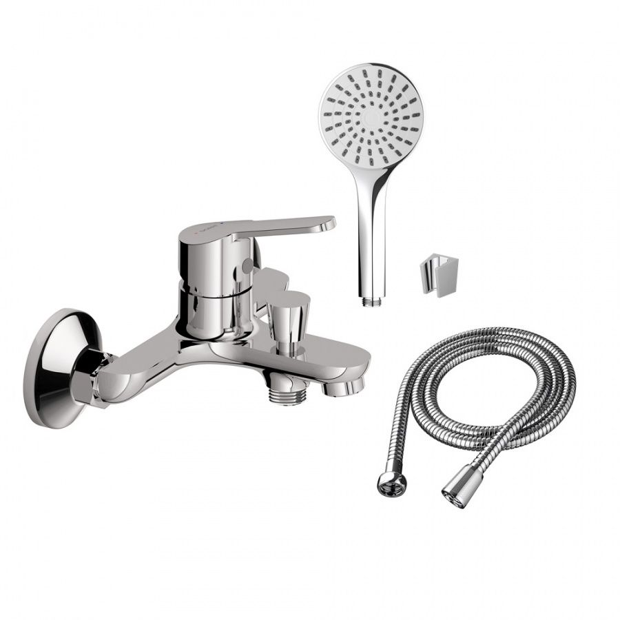 Смеситель Dorff Norma для ванны с душем D1010008 - 1