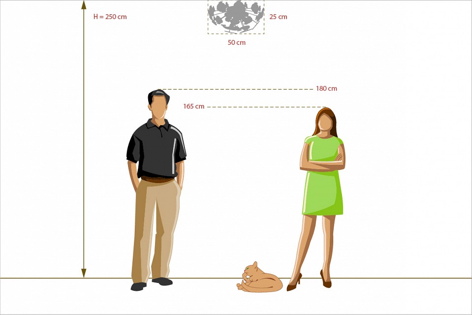 Потолочная люстра MW-Light Улыбка 365014605 - 1