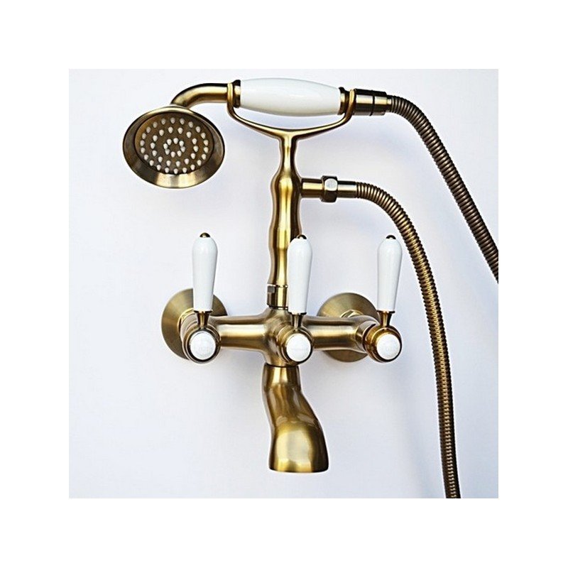 Смеситель для ванны Magliezza Bianco золото  50105-4-do - 1