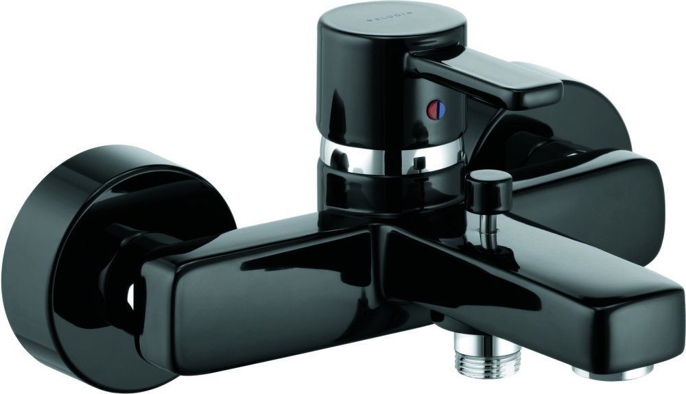 Смеситель для ванны Kludi  хром, черный  386708675 - 0