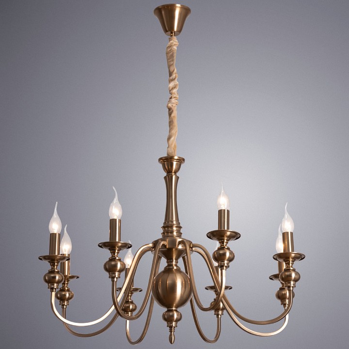 Подвесная люстра Arte Lamp Passoni A6097LM-8PB - 1