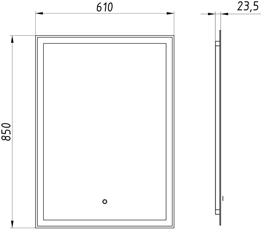 Зеркало ASB-Mebel Марика 60 60 12223 - 4