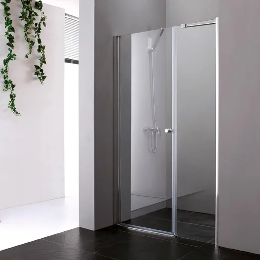 Душевая дверь Cezares Elena 110 хром стекло рифленое ELENA-W-B-11-30+80-P-Cr-L - 0
