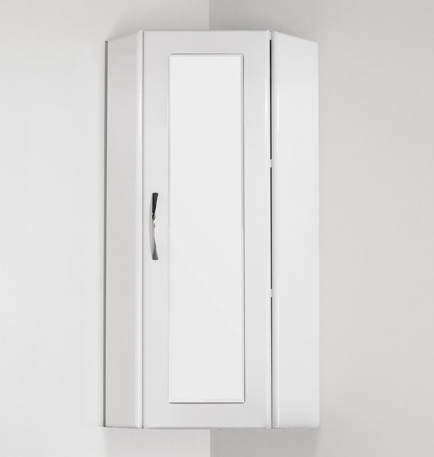 Зеркало-шкаф Style Line Эко Стандарт 30 угловой, белый ЛС-00000134 - 0