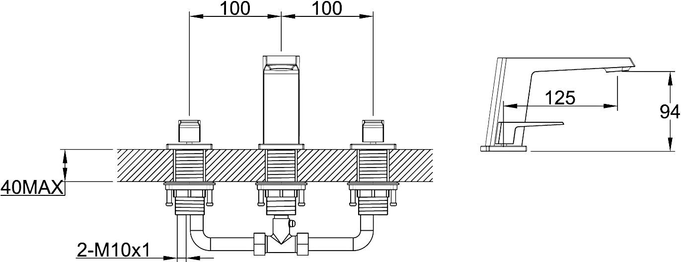 Смеситель BelBagno Arlie ARL LTF CRM для раковины ARL-LTF-CRM - 1