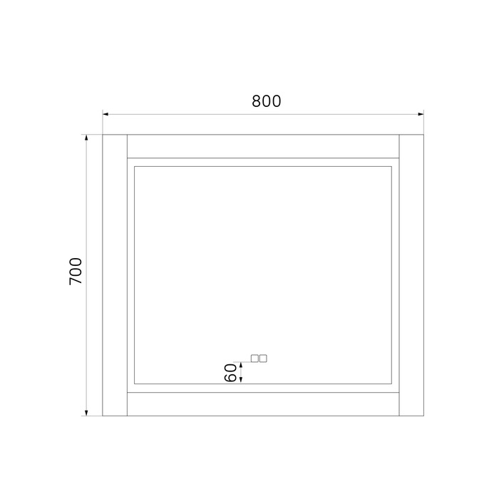 Зеркало ЗЛП110 - 3