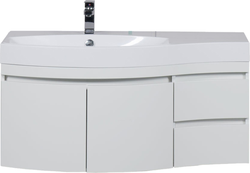 Тумба с раковиной Aquanet Опера 2-115  белая L 169613 - 1