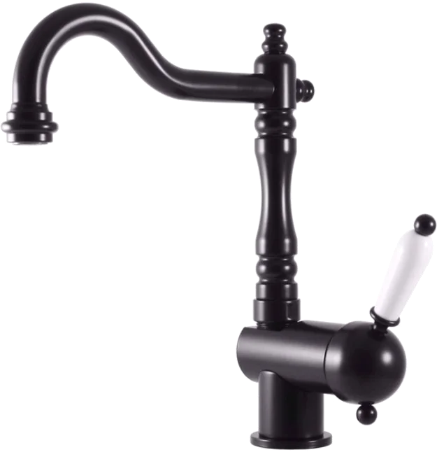 Смеситель для кухни Rav Slezak Labe черный матовый L508.5/8CMAT - 0