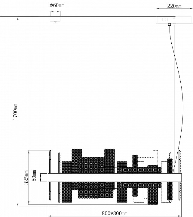 Подвесной светильник Wertmark Lotta WE461.02.303 - 1