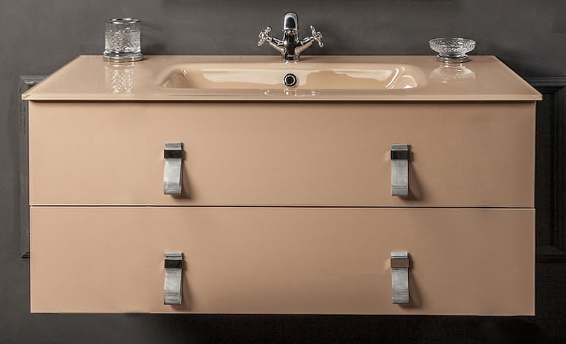 Тумба под раковину Armadi Art NeoArt 100 бежевый 831-110-CP - 1