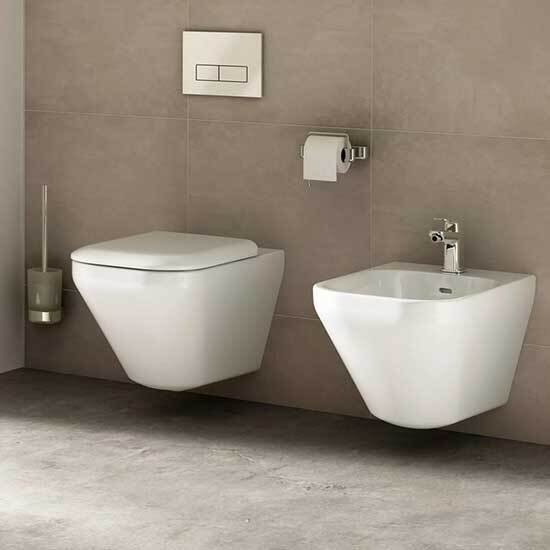 K523601 TONIC II Подвесное биде, с крепежом TT0299327 (для полностью скрытого монтажа), с керамической накладкой слива - 2