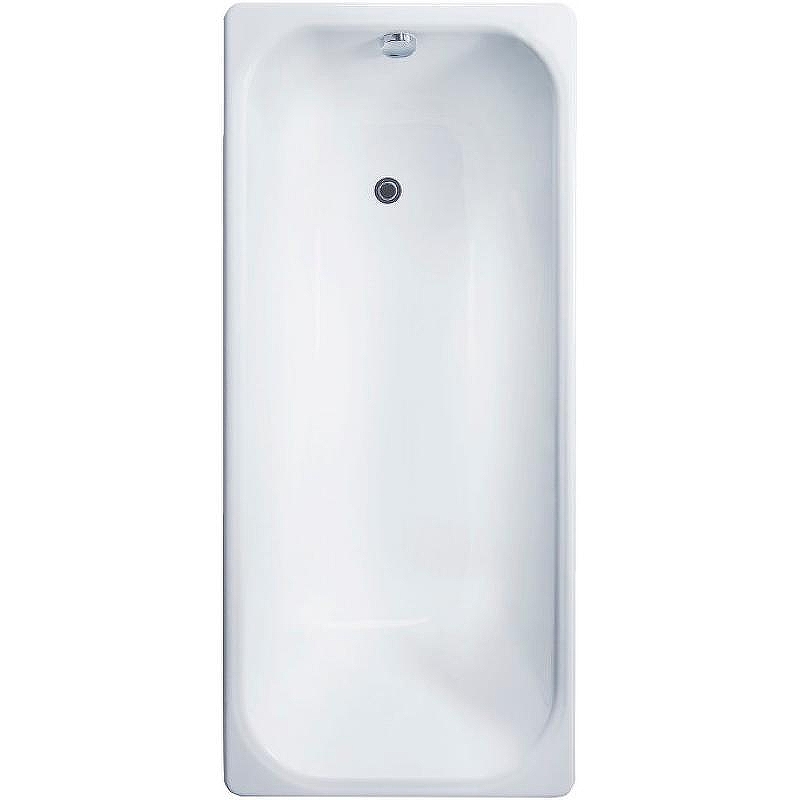 Чугунная ванна Delice Aurora 140x70 DLR230617 без отверстий под ручки и антискользящего покрытия - 0