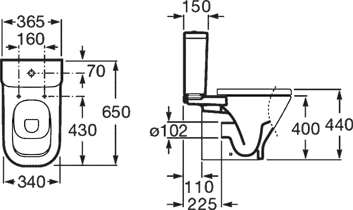 Унитаз-компакт Roca Gap 342477000 - 5