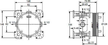 Скрытая часть Ideal Standard Active A1000NU - 1