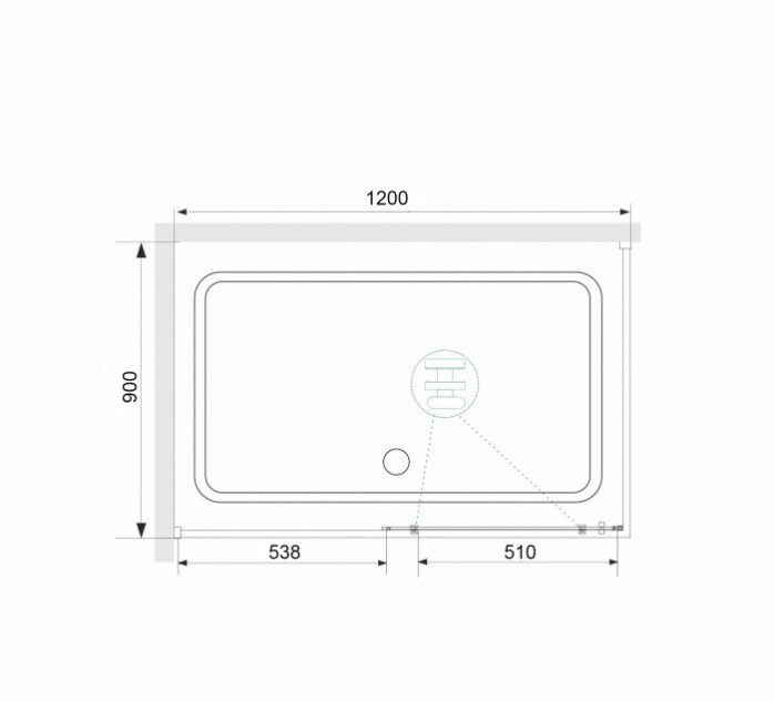 Душевой уголок RGW Stilvoll SV-42 120x90 профиль хром стекло прозрачное 32324292-011 - 3
