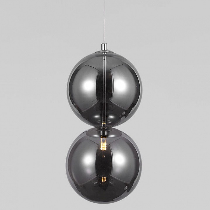 Подвесной светильник Eurosvet Selisa 50092/1 хром/дымчатый - 0