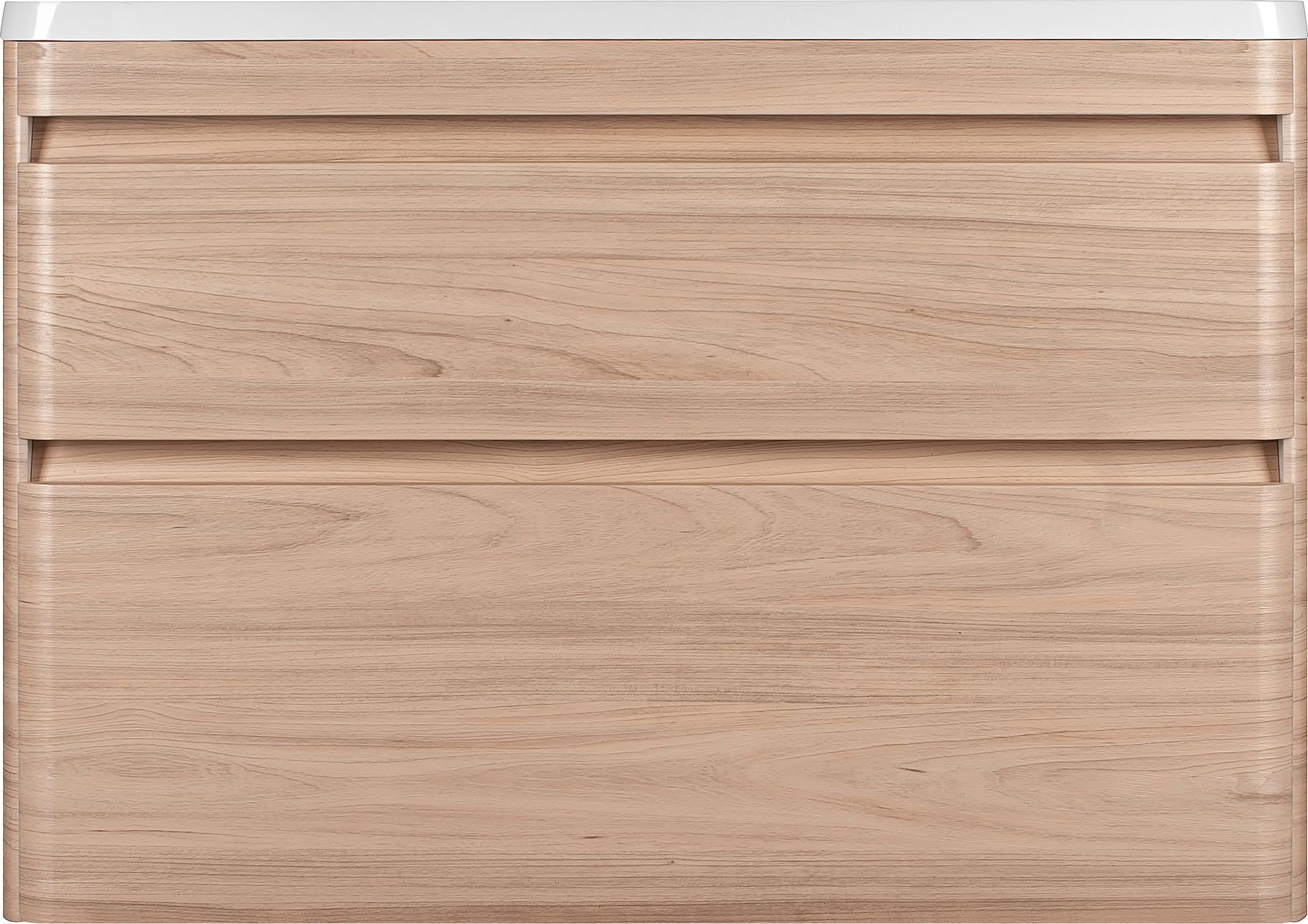 Тумба для комплекта Style Line Атлантика 100 Люкс Plus, подвесная, ясень перламутр ЛС-00000686 - 3