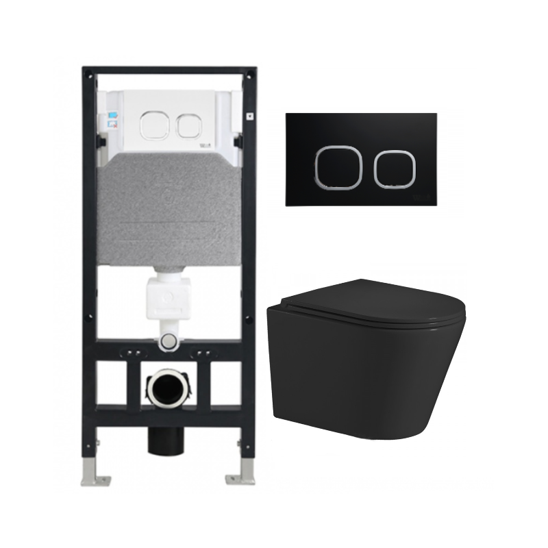 Комплект Weltwasser AMBERG 506 + SALZBACH 004 MT-BL + AMBERG RD-BL  10000006843 - 0