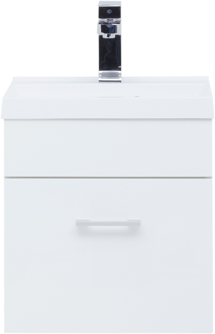 Тумба с раковиной Aquanet Нота 40 белая - 2