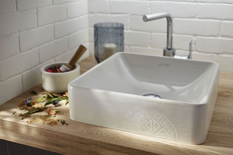 Рукомойник Jacob Delafon Vox EVG102-PT6 логотип 1930 - 0