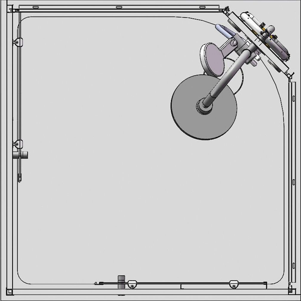 Душевая кабина BelBagno Uno Cab A 2 90 C Cr UNO-CAB-A-2-90-C-Cr - 6