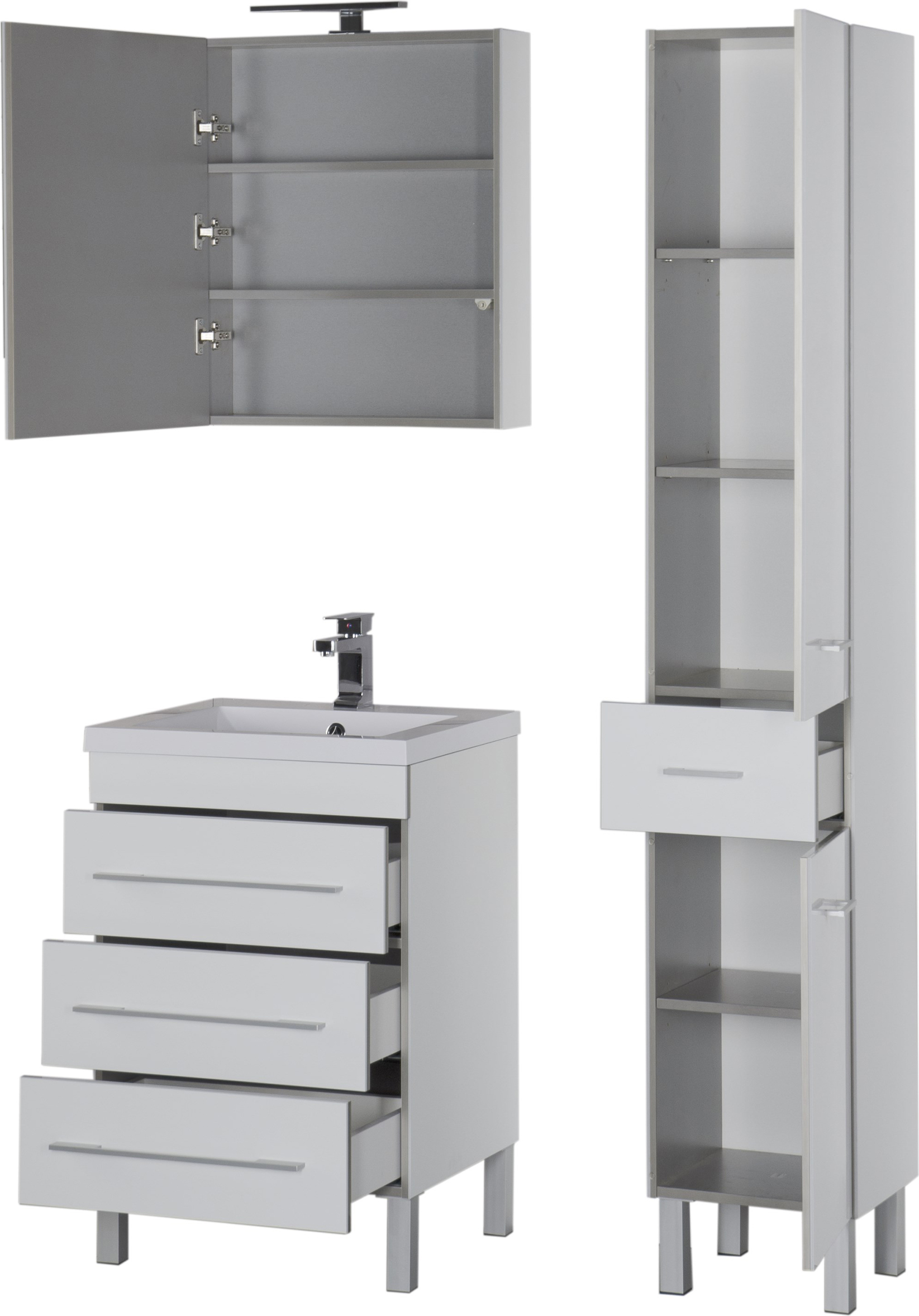 Тумба для комплекта Aquanet Верона 58 белая 178253 - 19