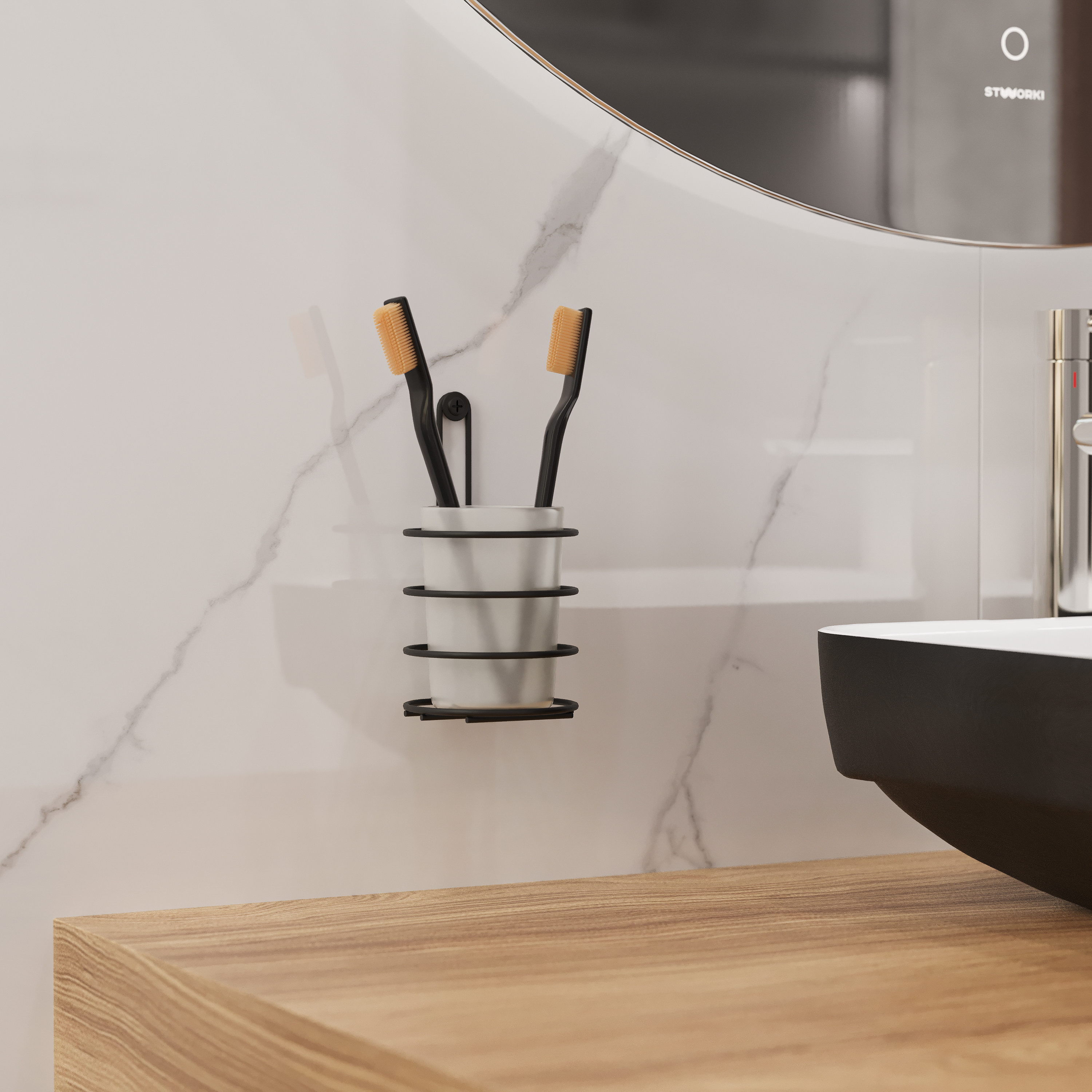 Стакан DIWO Смоленск ПК14786 черный муар - 2