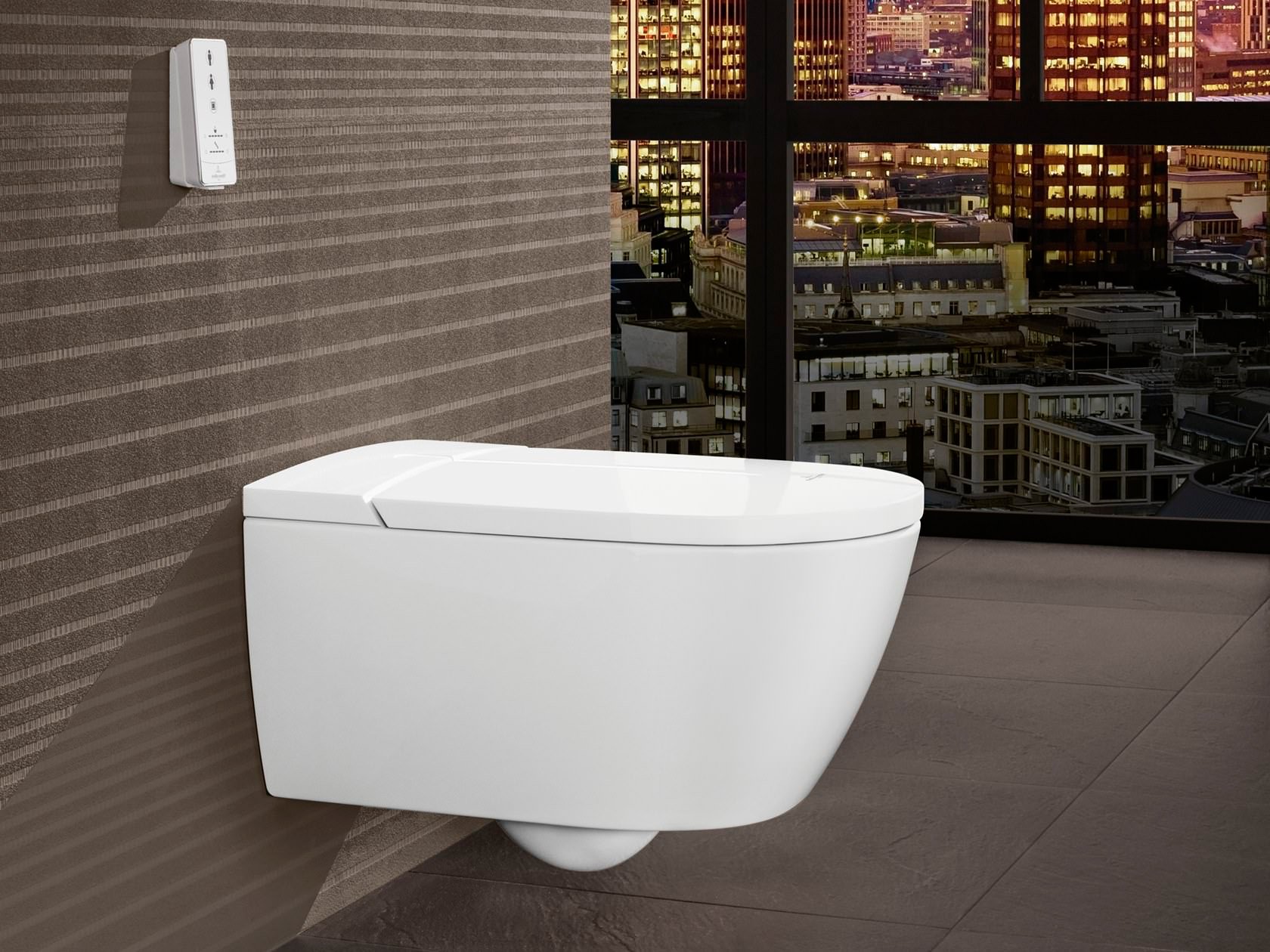 Унитаз подвесной Villeroy & Boch Viclean V0E100R1 альпийский белый, с функцией биде - 3