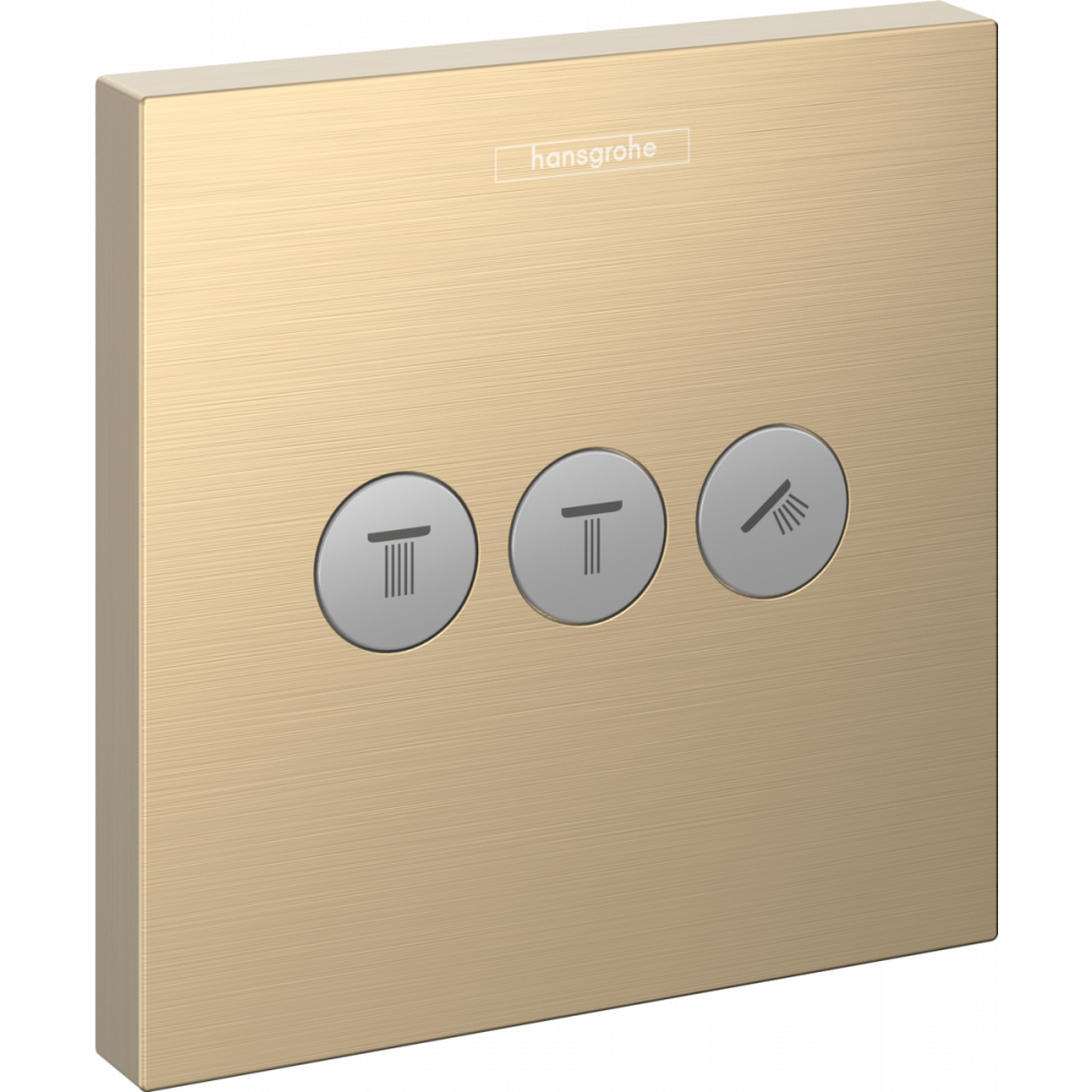 Переключатель потоков Hansgrohe ShowerSelect шлифованная бронза 15764140 - 0