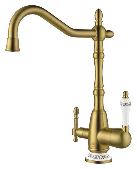 Смеситель Zorg Sanitary ZR 312 YF-50-BR для кухонной мойки - 0