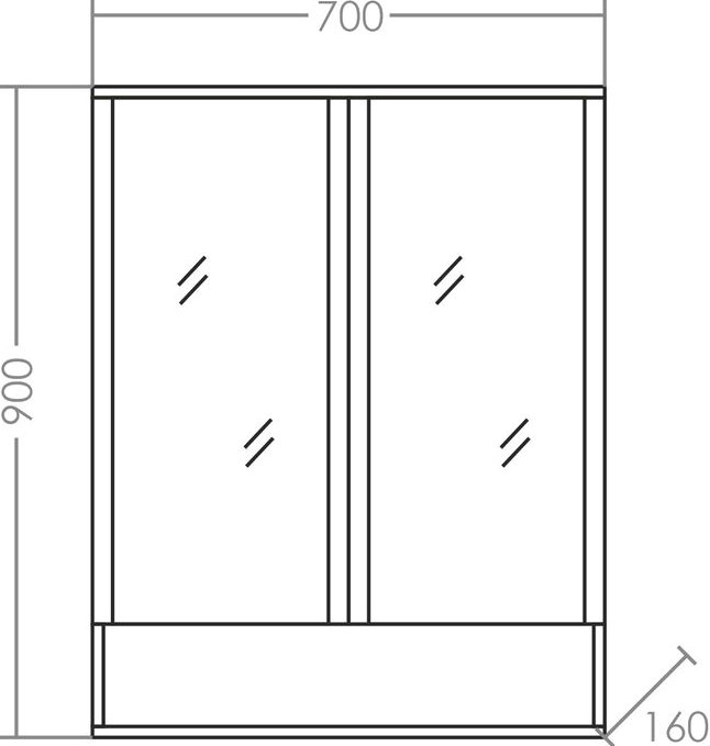 Комплектк мебели Санта Вегас 75 белый - 9