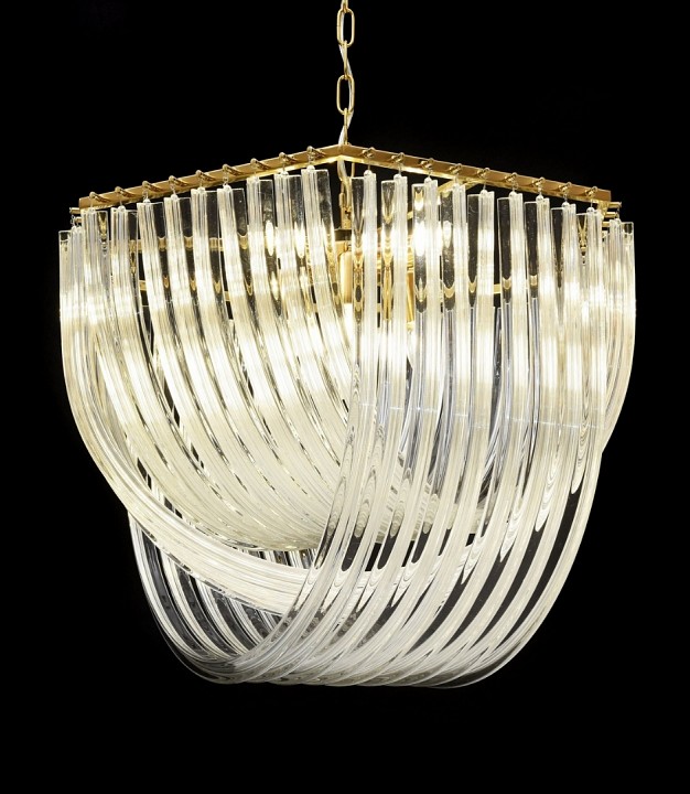 Подвесная люстра LUMINA DECO Weddini LDP 6001-600 GD+CL - 4