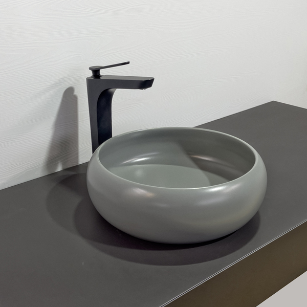 COMFORTY. Раковина COMFORTY 113MH светло серая матовая 00-00012226 - 5