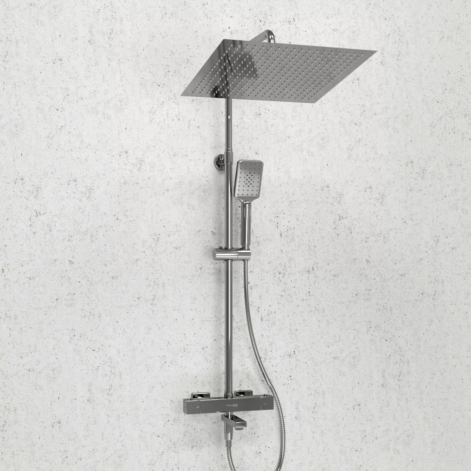 Душевая система WasserKraft 40 с термостатом хром A199.119.126.010.CH Thermo - 1