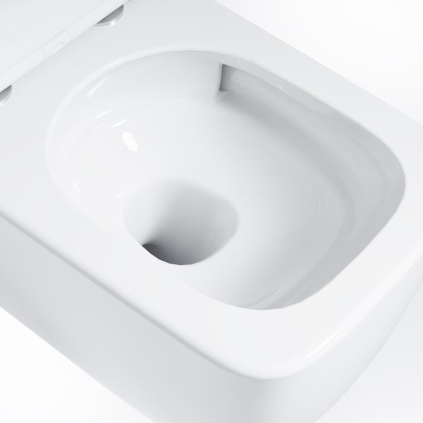 Подвесной унитаз Vincea Lina VT1-53T сиденье микролифт, белый - 3