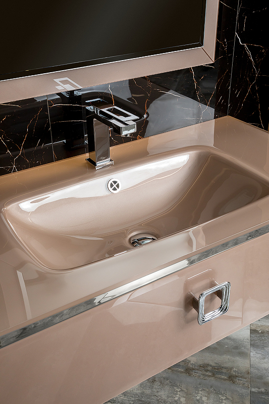 Тумба под раковину Armadi Art Lucido 100 розовый 770-100-Rose - 6