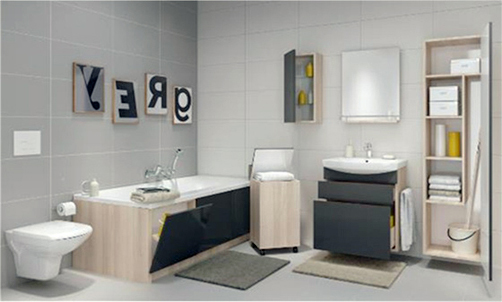 Акриловая ванна Cersanit Smart 170 L 63350 - 9