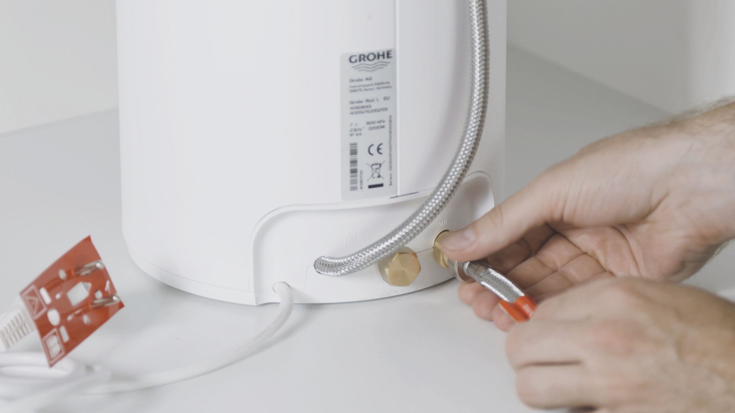 Смеситель Grohe Red II Duo 30083001 для кухонной мойки, с водонагревателем - 13