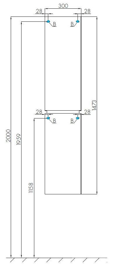 Шкаф-пенал Aquaton Скай 30 R белый 1A238603SY01R - 4