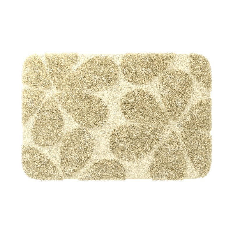 Коврик для ванной комнаты WasserKraft Diemel 90х60 бежевый BM-2213 - 0