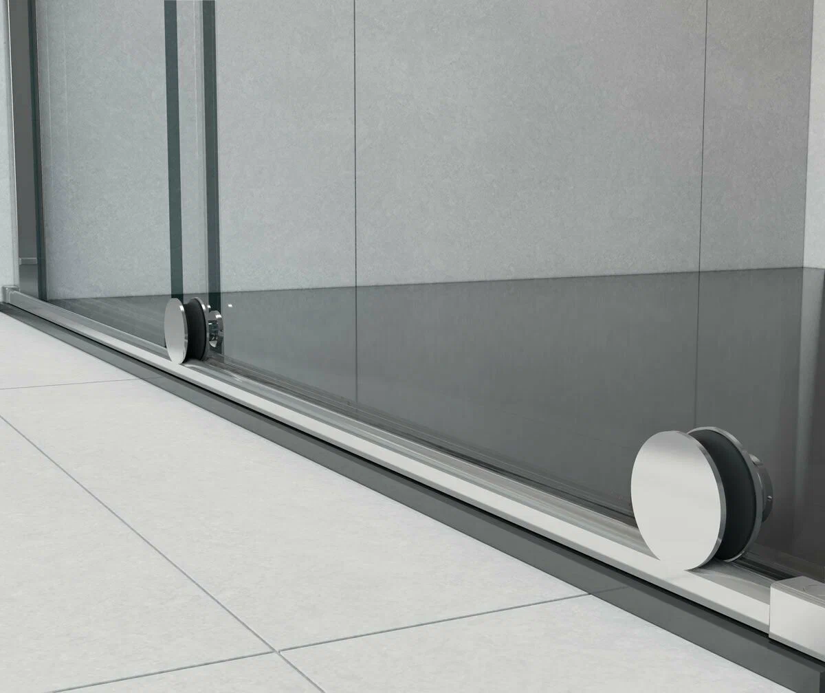 Душевая дверь в нишу Vincea Arno 150х200 профиль хром стекло прозрачное VPS-1A150CL - 2