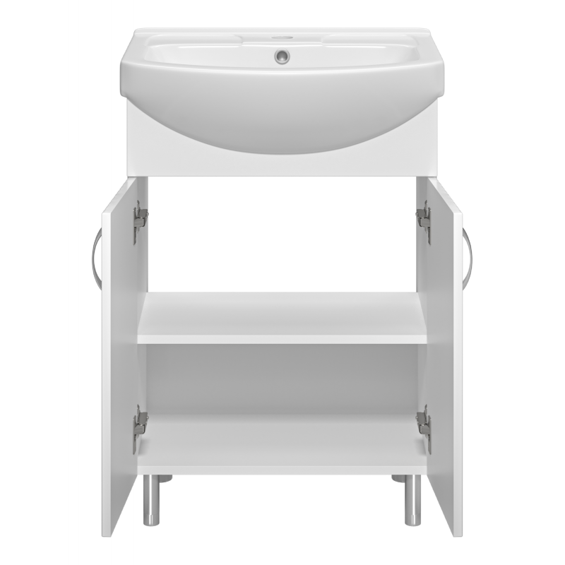 Тумба под раковину Misty Изео 65 белая Э-Изе01065-021Н - 1