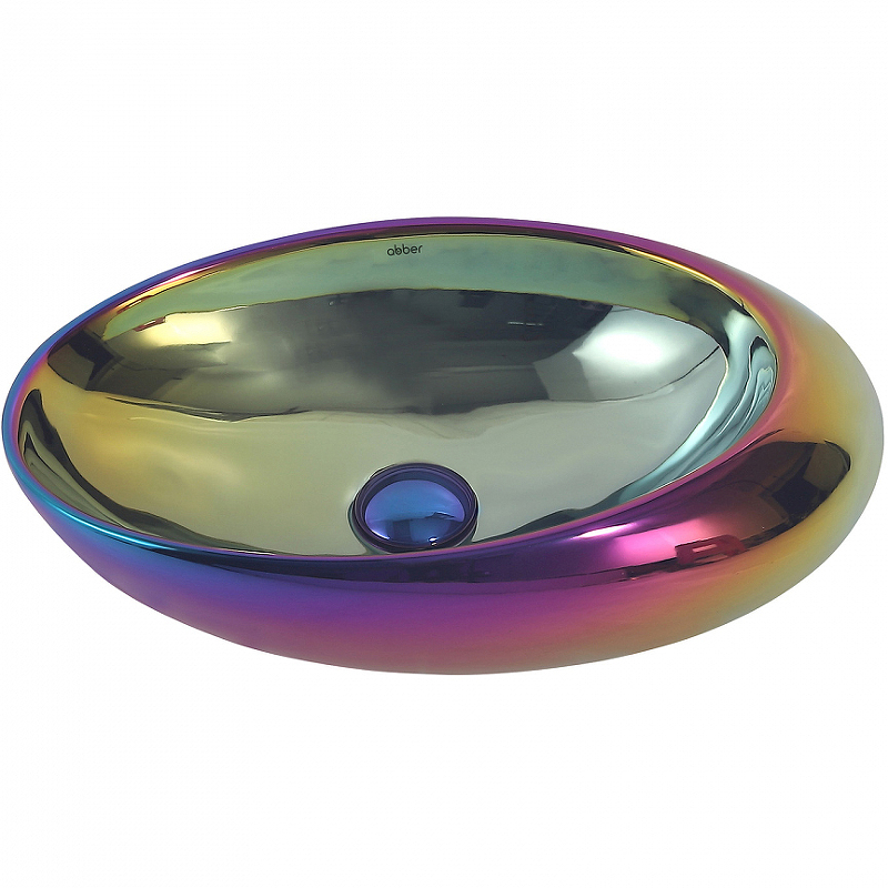 Накладная раковина Abber Bequem 49 хамелеон AC2107Regen - 0