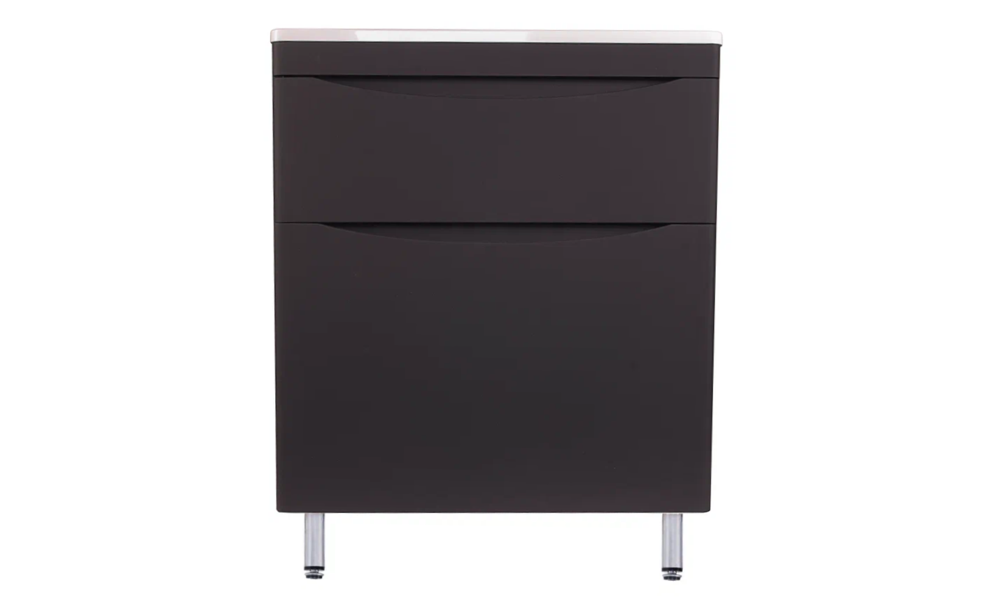 Тумба под раковину Style Line Бергамо мини 70 Люкс Plus, черный  СС-00002311 - 0