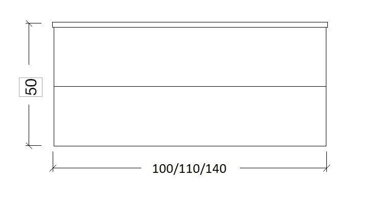 Тумба под раковину Armadi Art NeoArt 140 бежевый 831-140-CP - 2