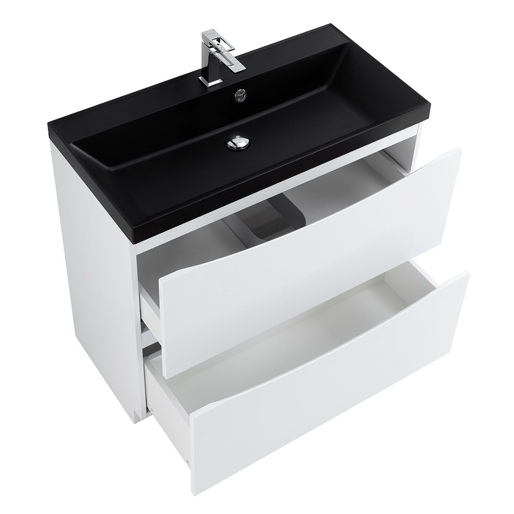 Тумба с раковиной BelBagno Marino 90 белый - 9