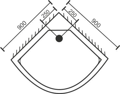 Душевой поддон Royal bath  90 см (RB 90HK) RB90HK - 3
