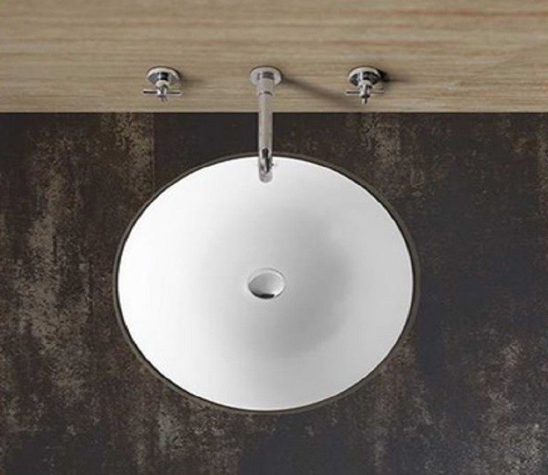 Раковина встраиваемая CeramaLux N 43 см белый  NYJ848 - 0